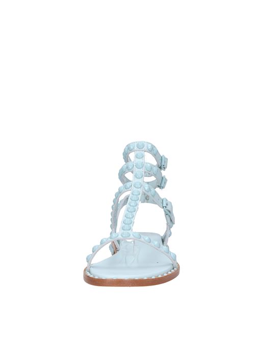 Sandali flat in pelle ASH | PLAY BIS CROKKIMISTY BLUE